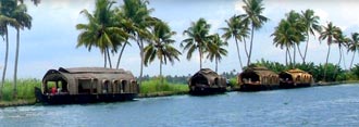 Houseboats in Kerala